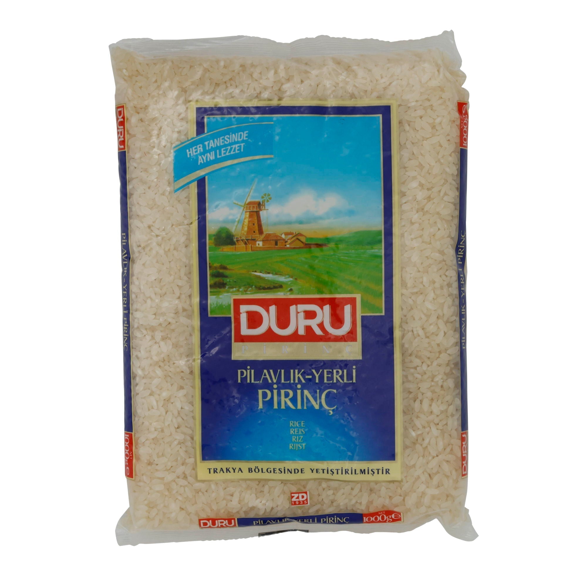 Reis Duru | Pilavlık-Yerli Pirinç | Hochwertige aus der Trakya-Region | 1000 g DURU